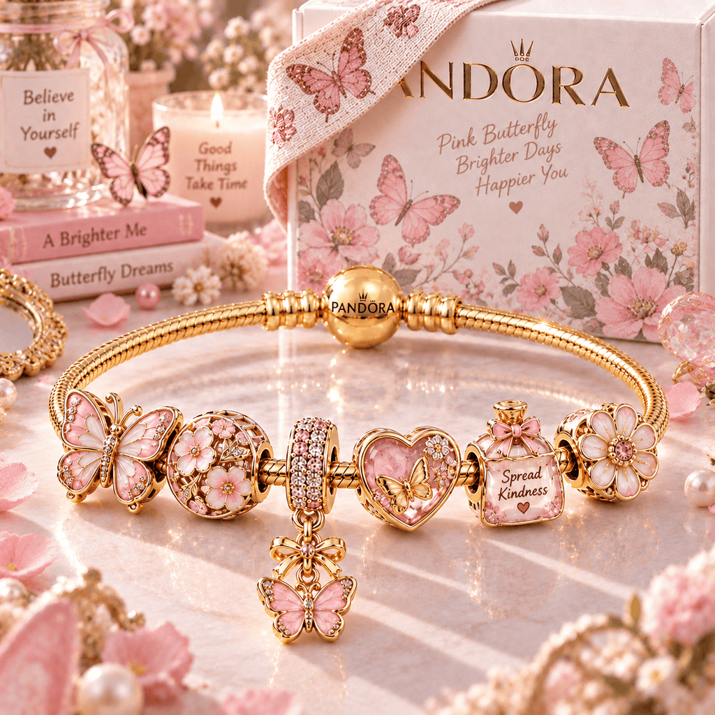 PBTF Gold Charm Bracelet Set PTT