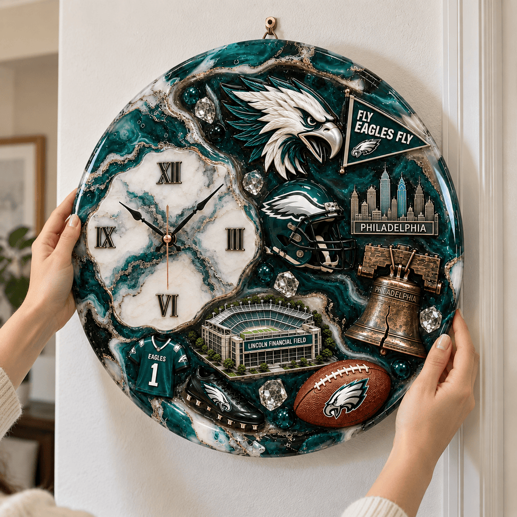 Premium PLDE Statement 3D Decorative Wall Clock DNBN