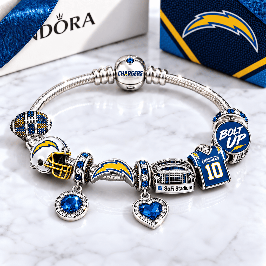 LAC Silver Charm Bracelet Set BMD