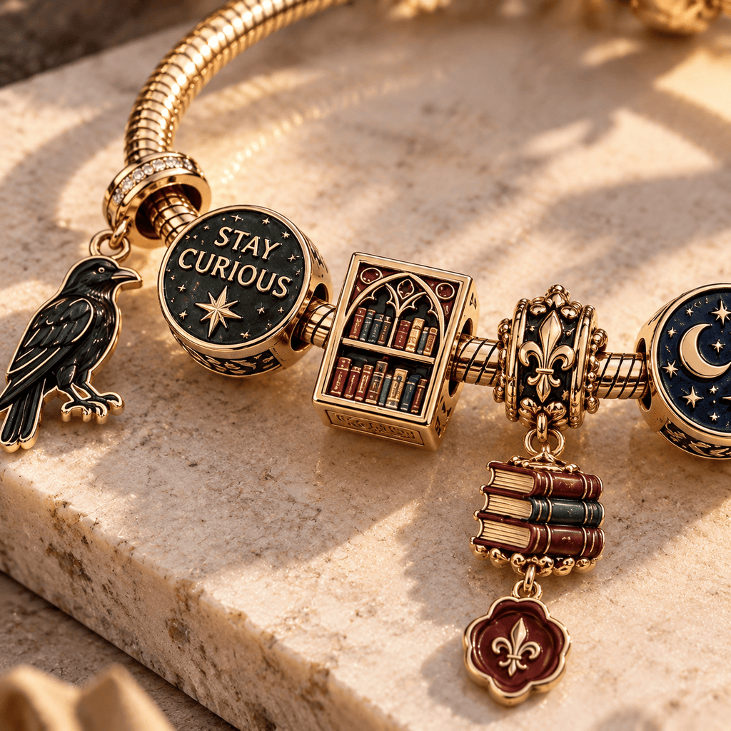 DACDM Gold Charm Bracelet Set TTN