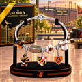BTMO Silver Charm Bracelet Set TMH